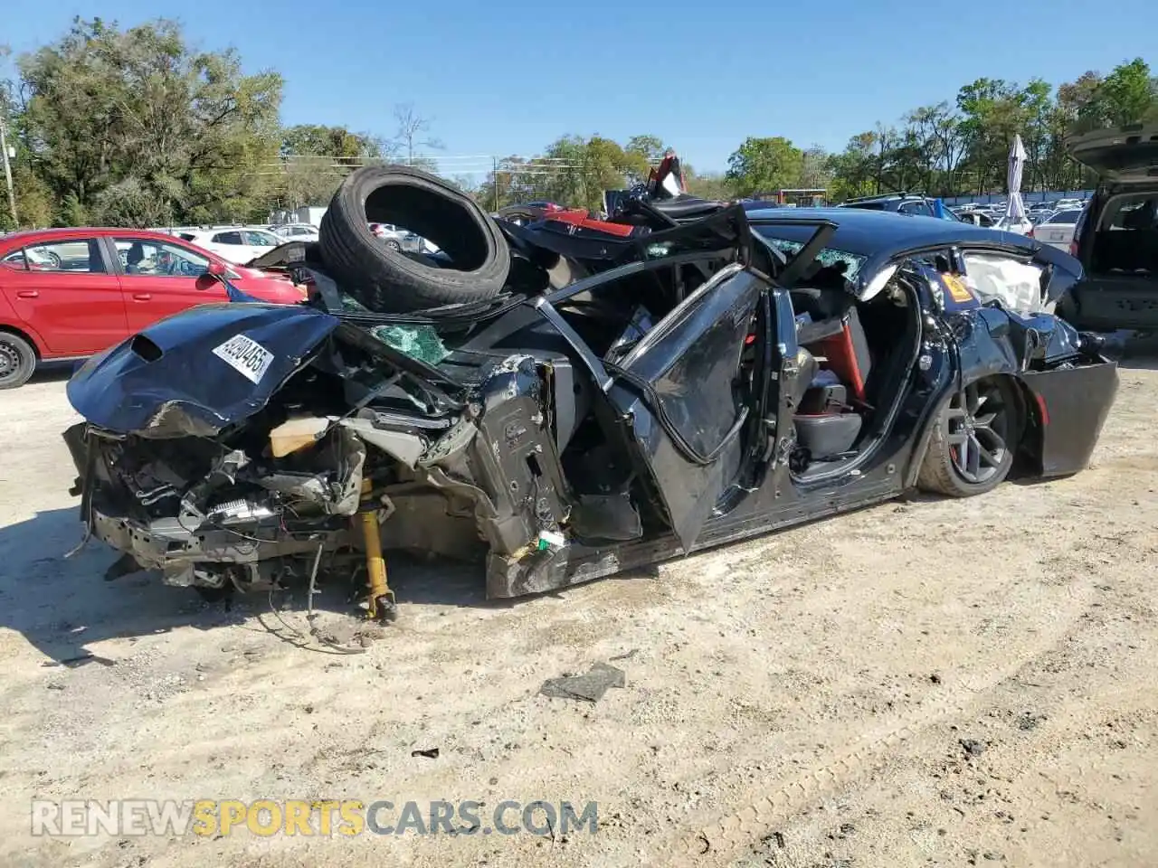 1 Photograph of a damaged car 2C3CDXGJ1KH735923 DODGE CHARGER 2019