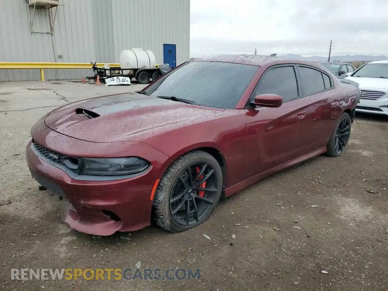 1 Photograph of a damaged car 2C3CDXGJ2KH588141 DODGE CHARGER 2019