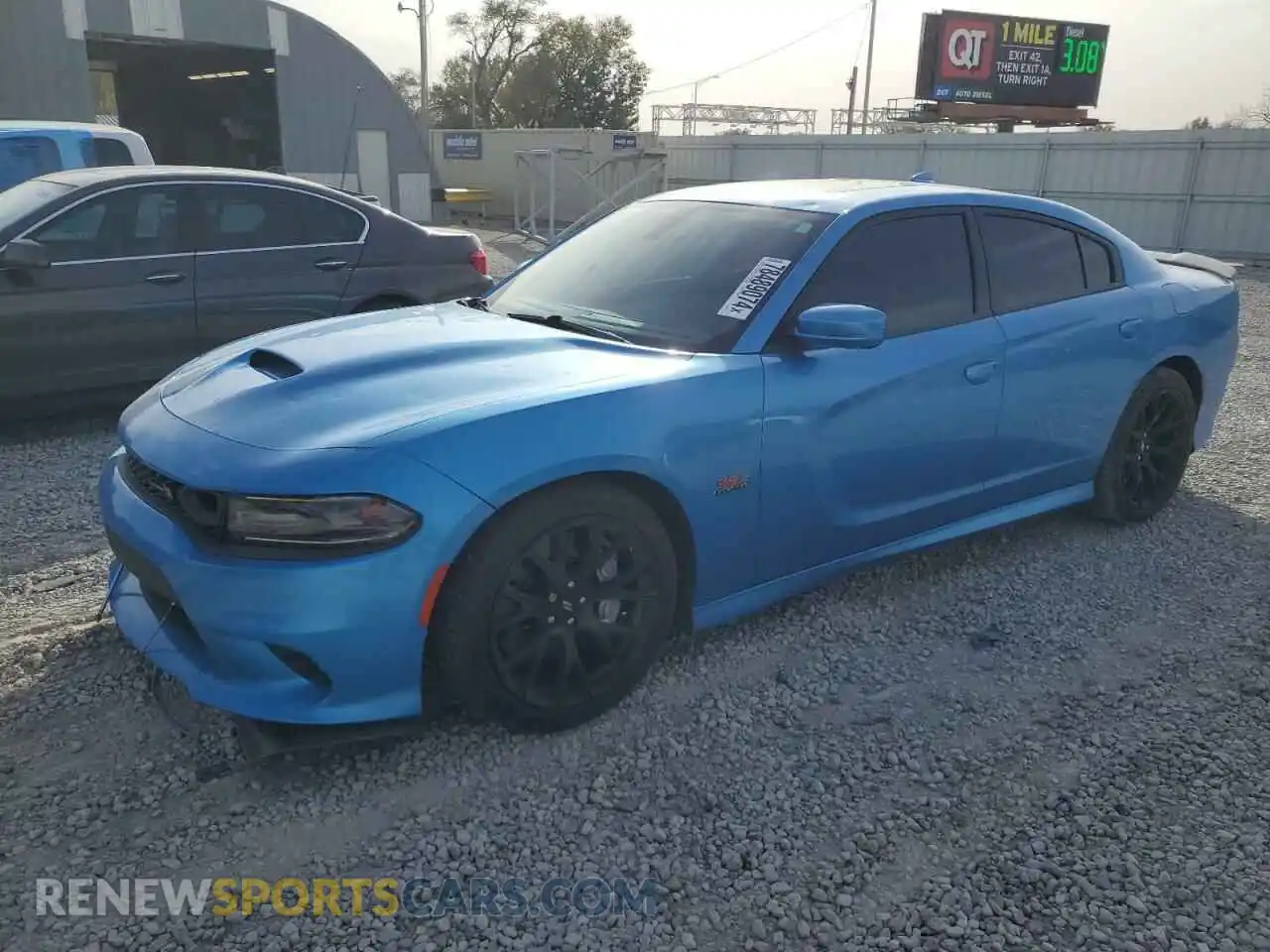 1 Photograph of a damaged car 2C3CDXGJ2KH662691 DODGE CHARGER 2019
