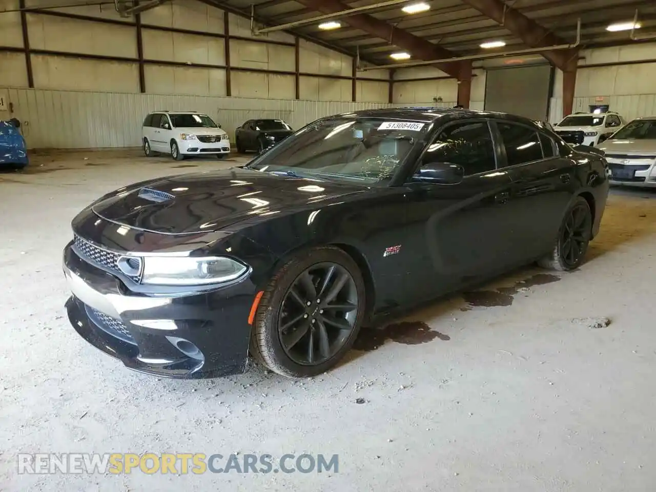 1 Photograph of a damaged car 2C3CDXGJ3KH553415 DODGE CHARGER 2019