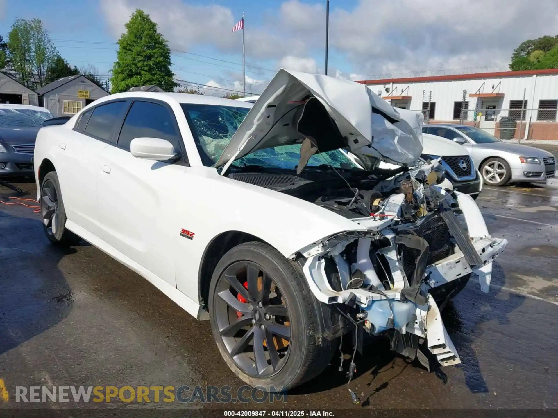 1 Photograph of a damaged car 2C3CDXGJ3KH558856 DODGE CHARGER 2019