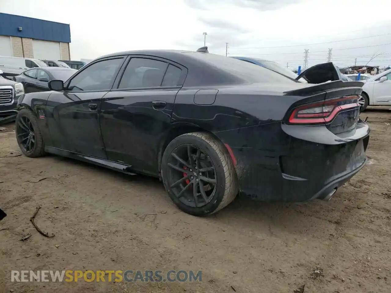 2 Photograph of a damaged car 2C3CDXGJ3KH662120 DODGE CHARGER 2019