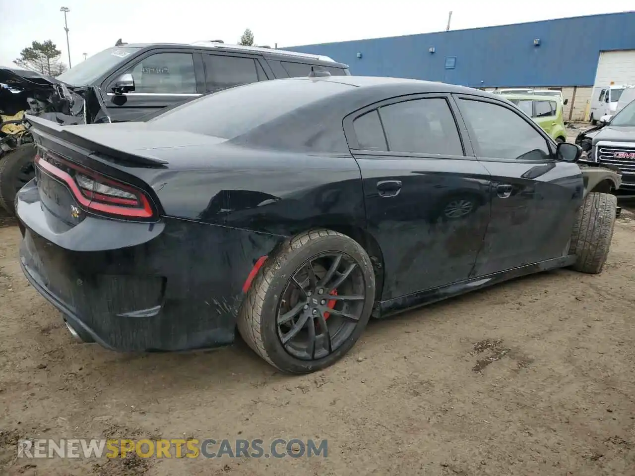 3 Photograph of a damaged car 2C3CDXGJ3KH662120 DODGE CHARGER 2019