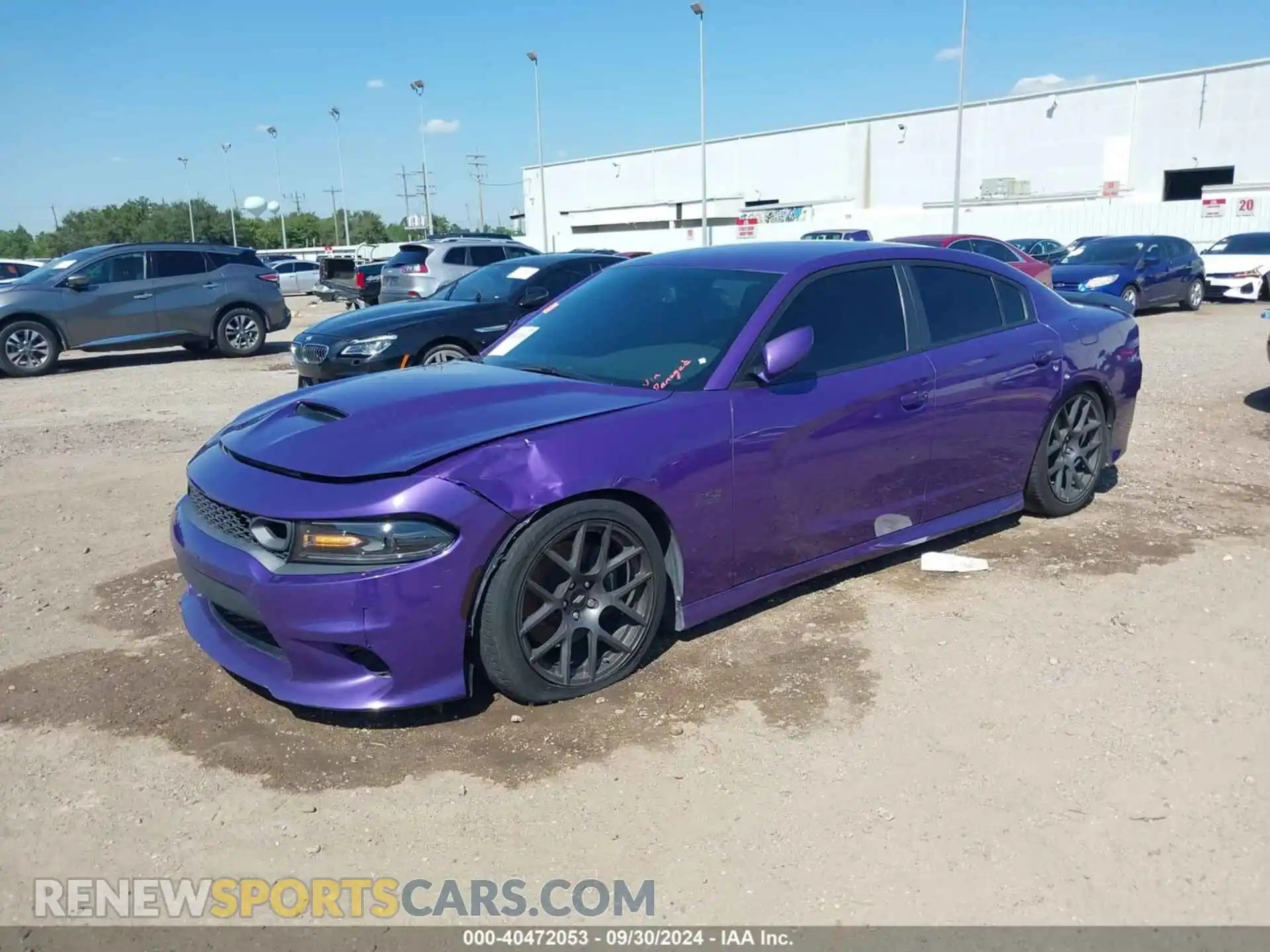 2 Photograph of a damaged car 2C3CDXGJ4KH726312 DODGE CHARGER 2019