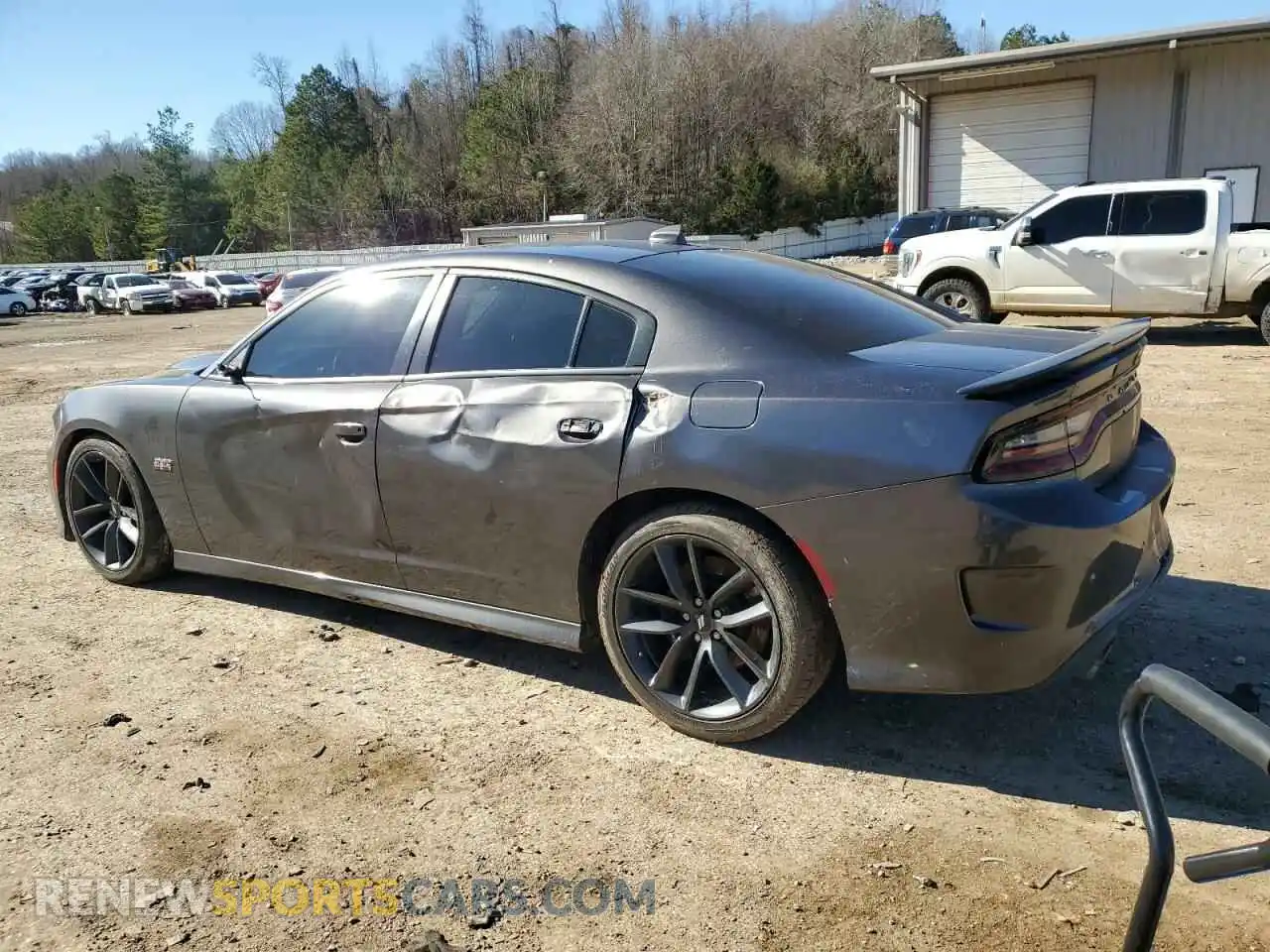 2 Photograph of a damaged car 2C3CDXGJ4KH740050 DODGE CHARGER 2019