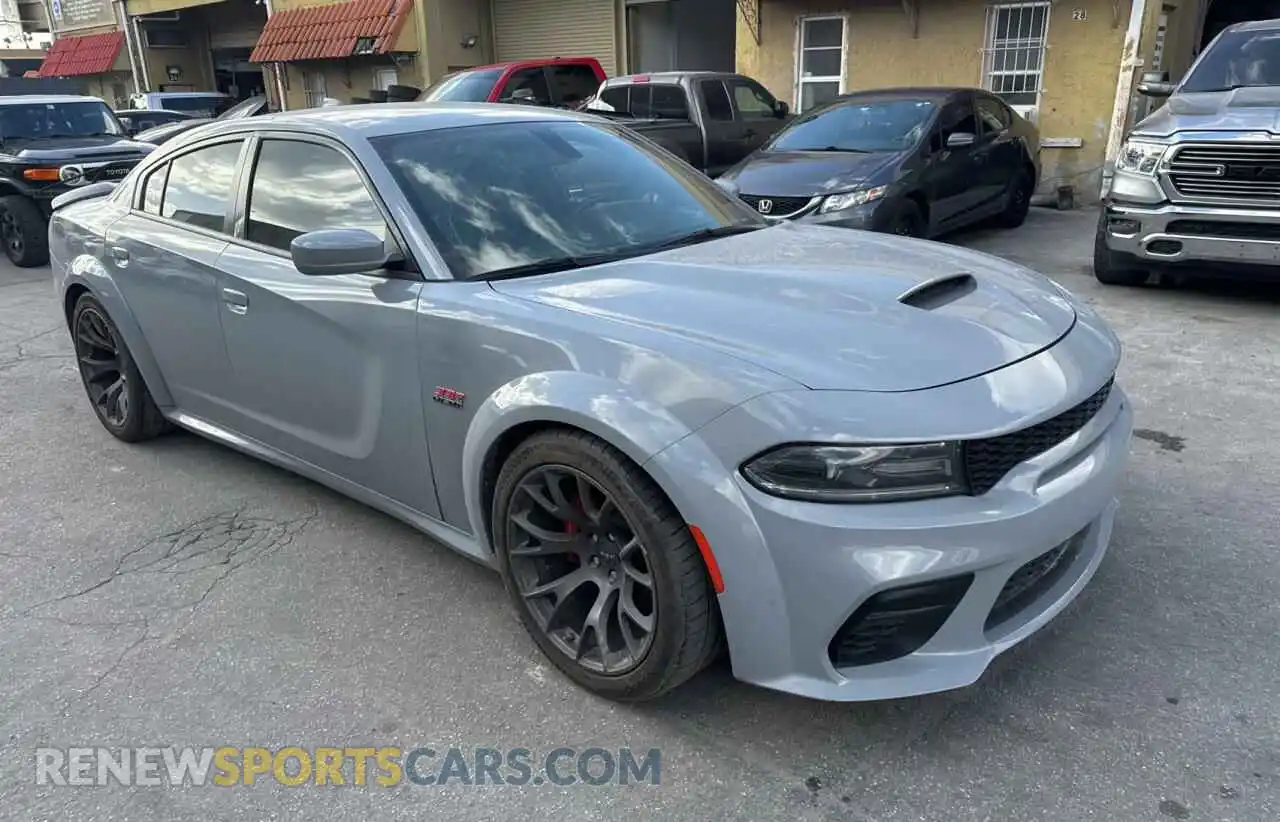 1 Photograph of a damaged car 2C3CDXGJ6KH520408 DODGE CHARGER 2019