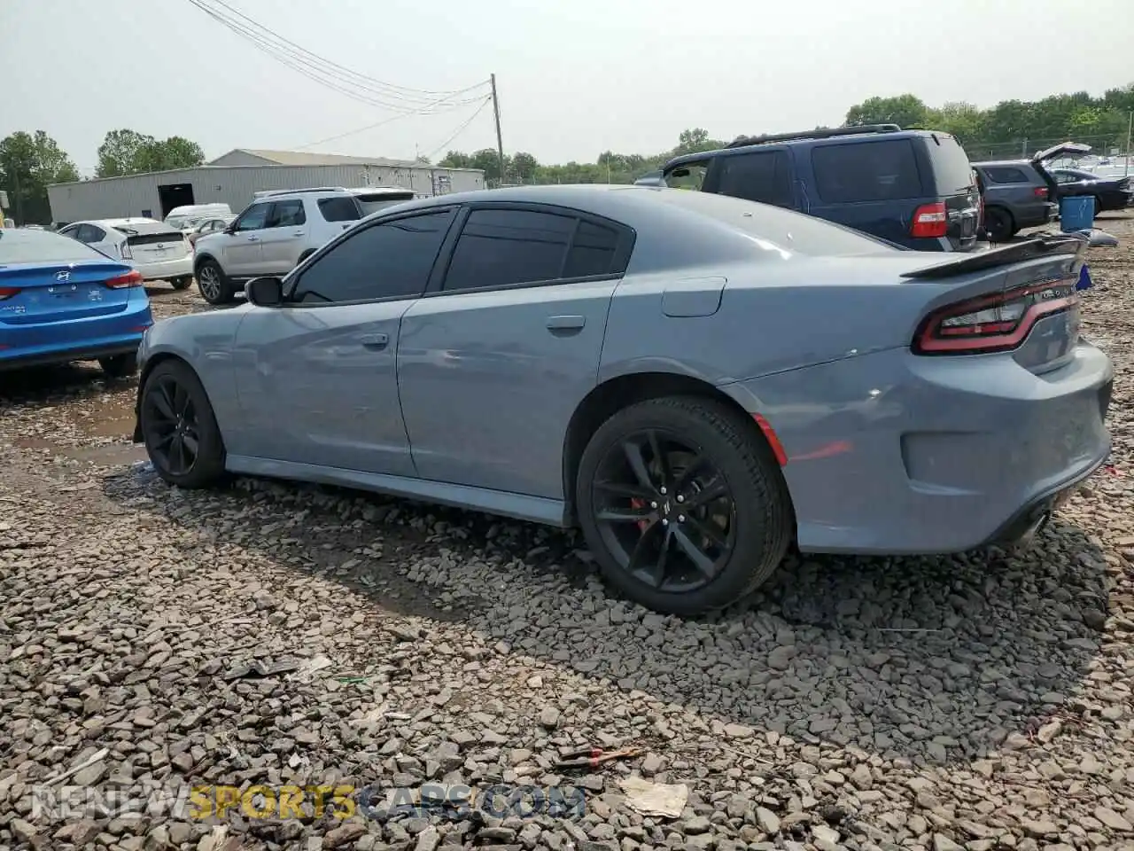 2 Photograph of a damaged car 2C3CDXGJ6KH624445 DODGE CHARGER 2019
