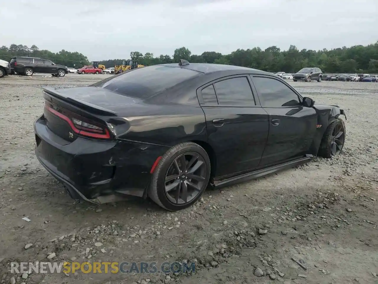 3 Photograph of a damaged car 2C3CDXGJ7KH697176 DODGE CHARGER 2019