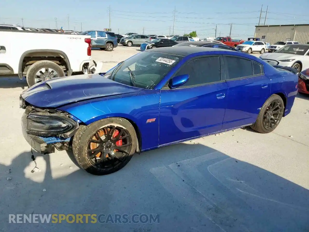 1 Photograph of a damaged car 2C3CDXGJ8KH588905 DODGE CHARGER 2019