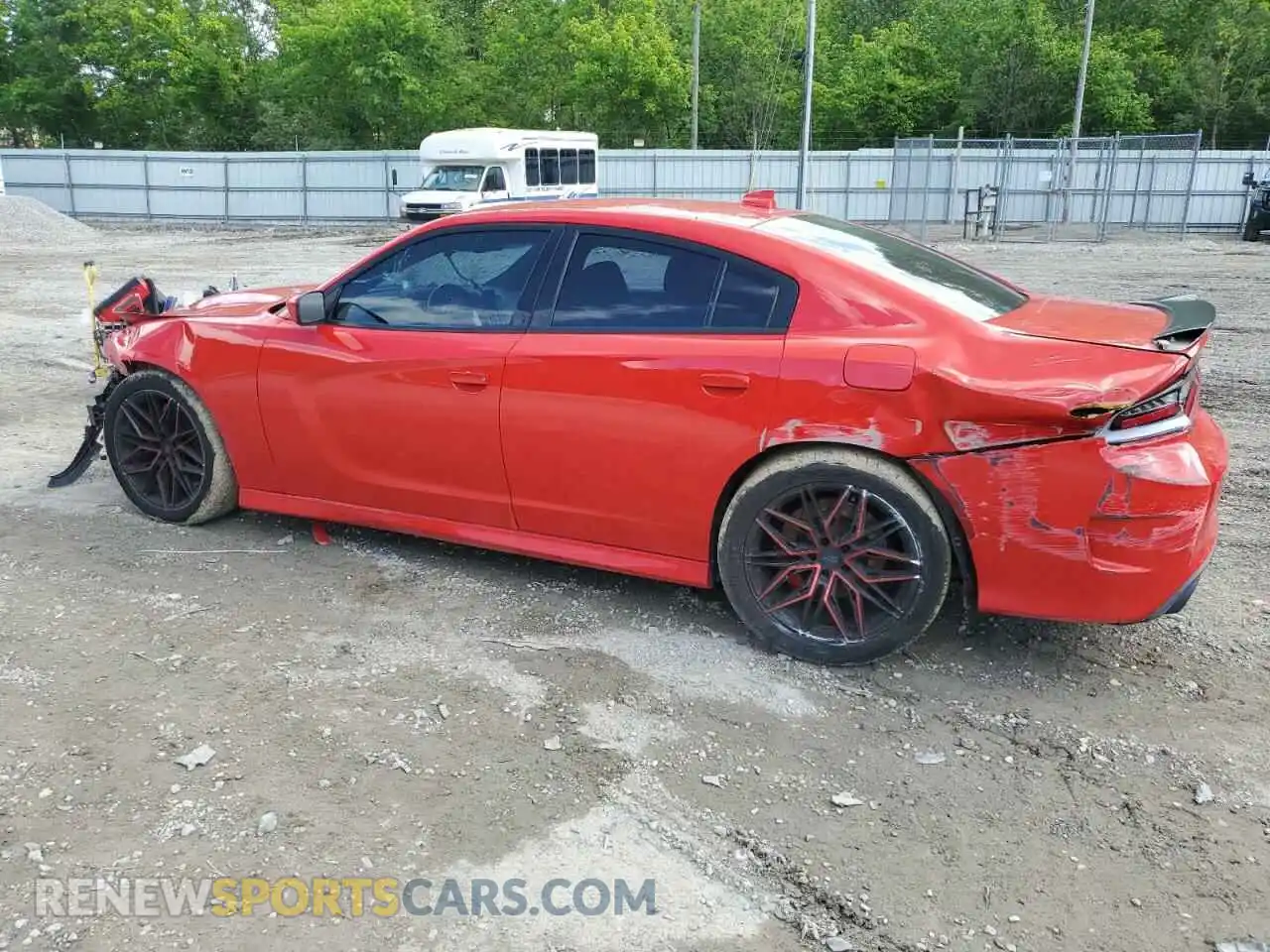 2 fotografías del automóvil dañado 2C3CDXGJ8KH617187 DODGE CHARGER 2019