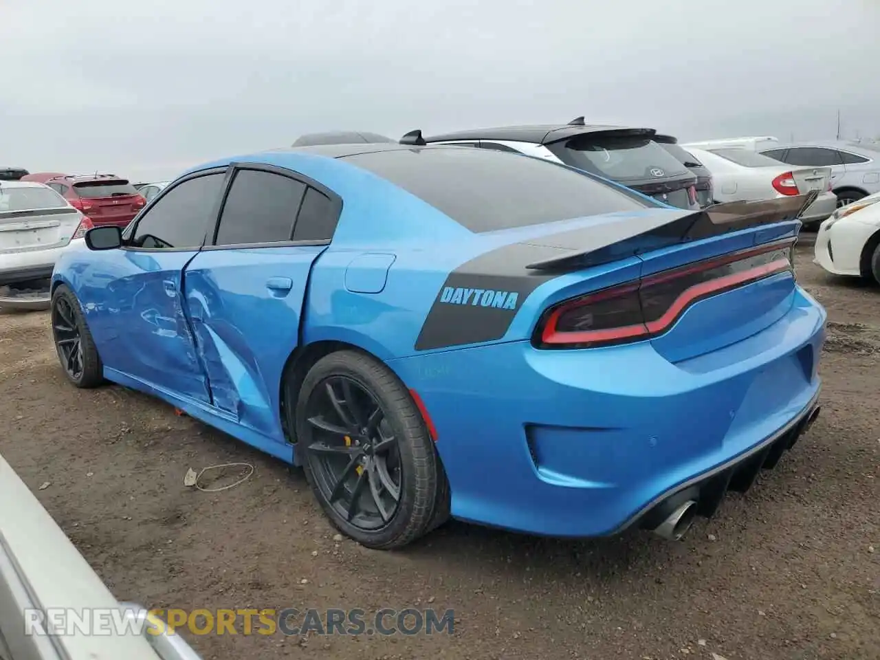 2 Photograph of a damaged car 2C3CDXGJ9KH614069 DODGE CHARGER 2019