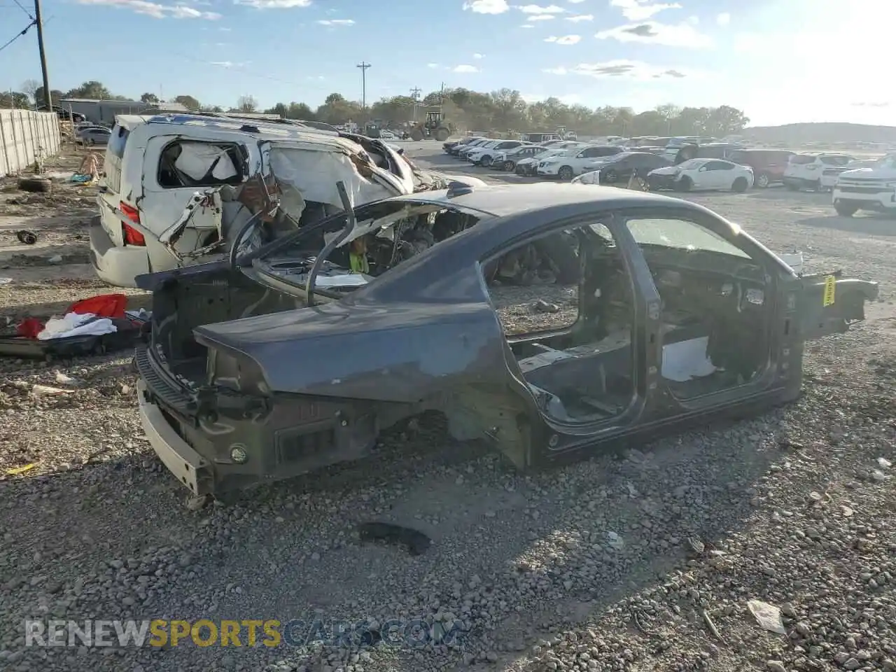 3 Photograph of a damaged car 2C3CDXGJ9KH622348 DODGE CHARGER 2019