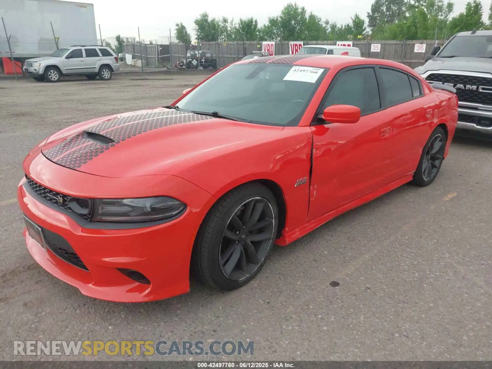 2 Photograph of a damaged car 2C3CDXGJ9KH644852 DODGE CHARGER 2019