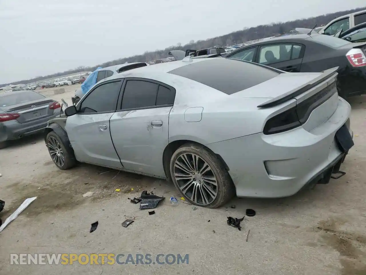 2 Photograph of a damaged car 2C3CDXGJ9KH668049 DODGE CHARGER 2019