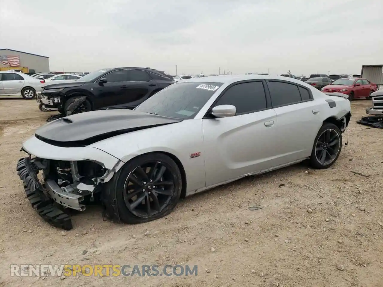 1 Photograph of a damaged car 2C3CDXGJ9KH742490 DODGE CHARGER 2019