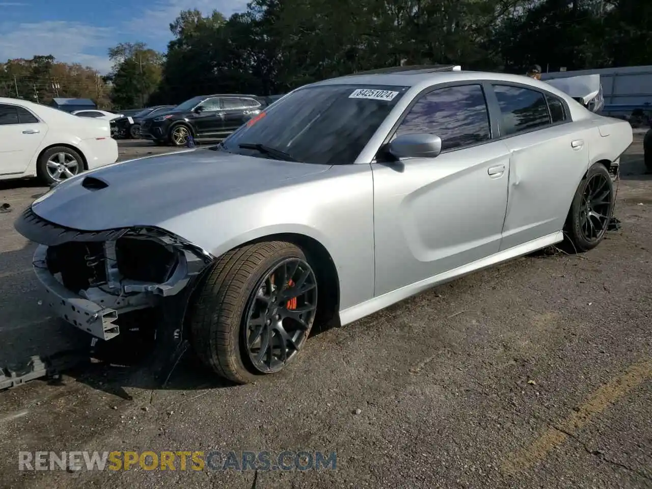 1 Photograph of a damaged car 2C3CDXGJXKH650918 DODGE CHARGER 2019