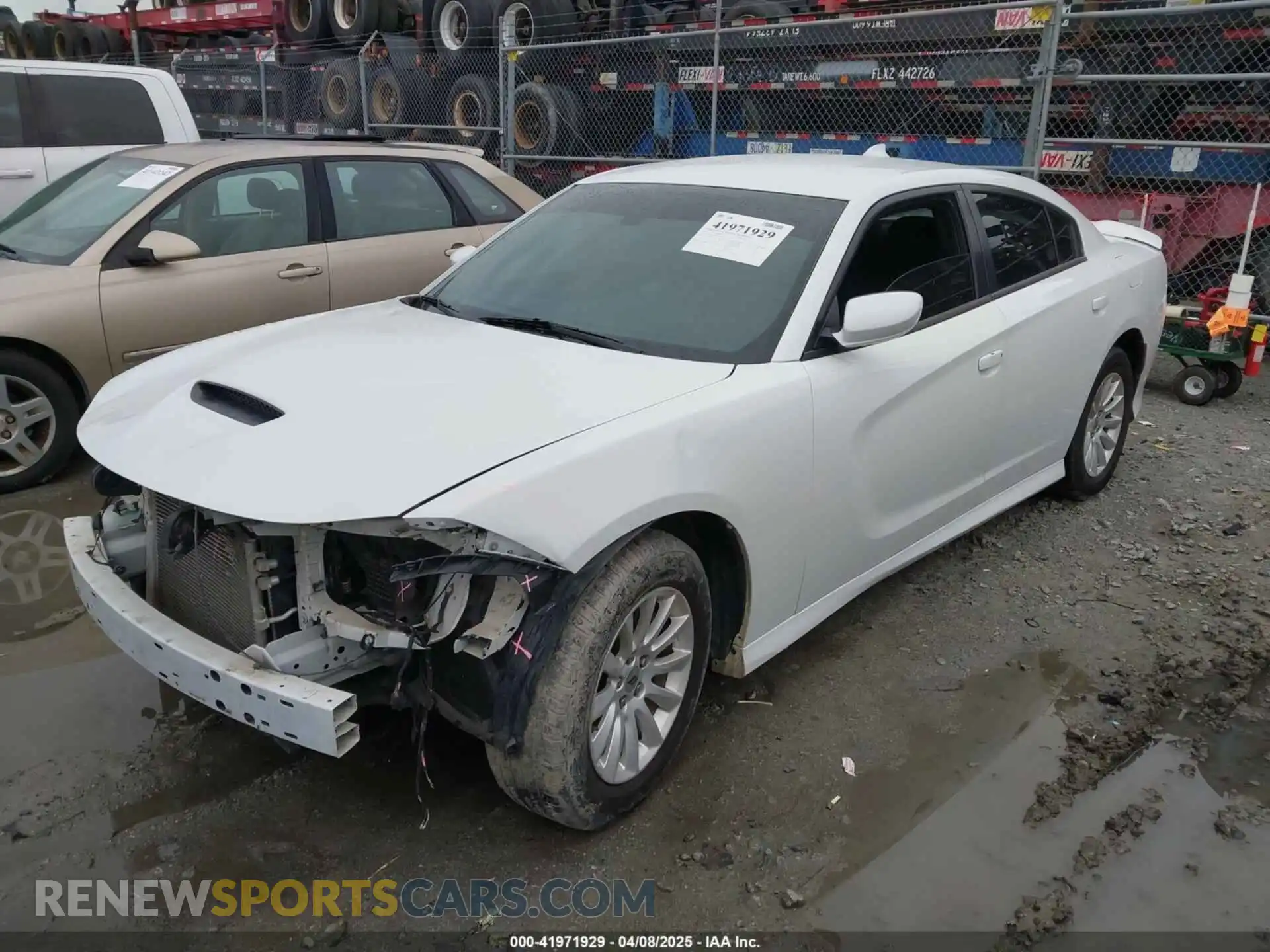 2 fotografías del automóvil dañado 2C3CDXHG0KH512582 DODGE CHARGER 2019