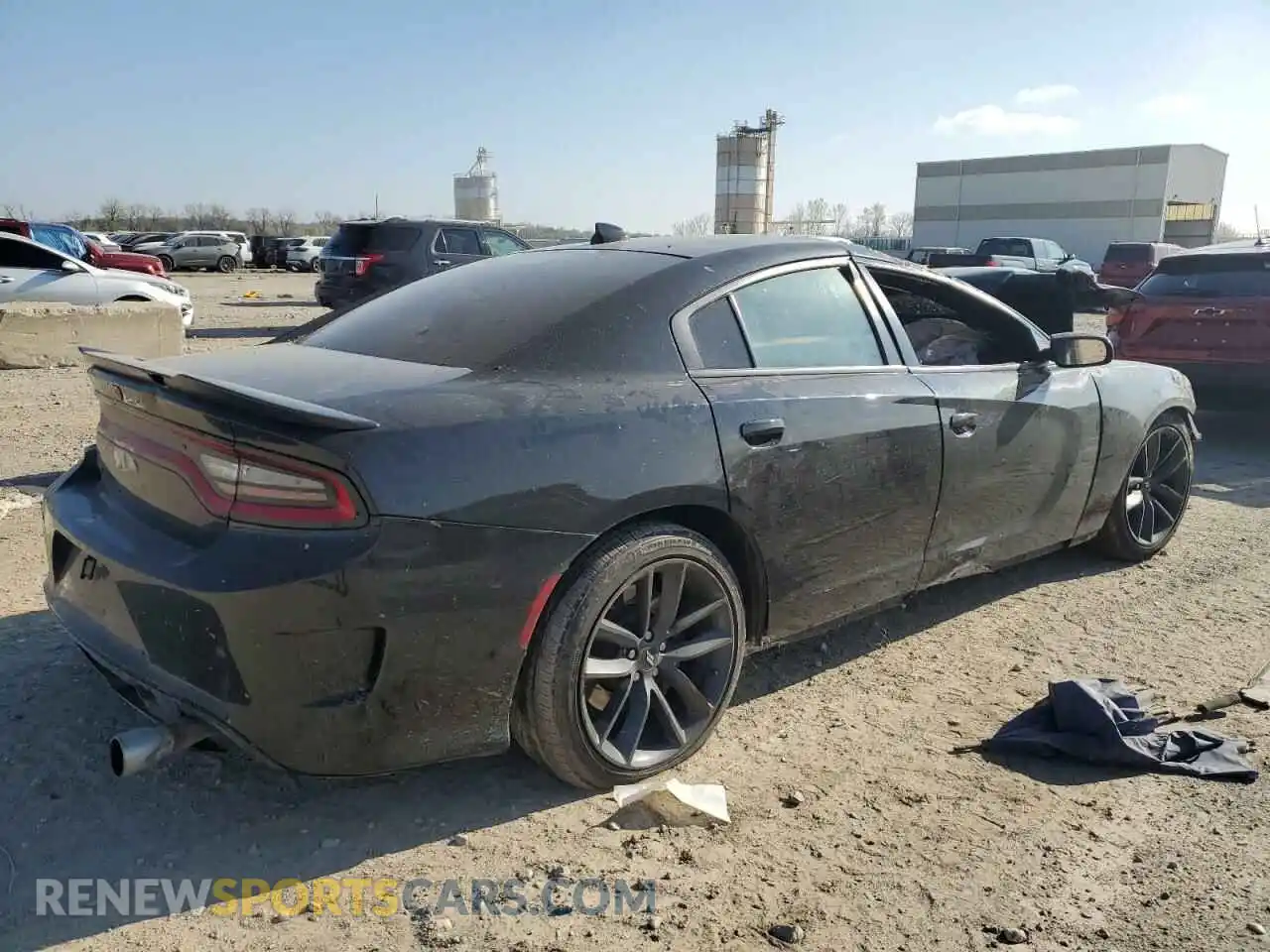 3 Photograph of a damaged car 2C3CDXHG0KH597651 DODGE CHARGER 2019