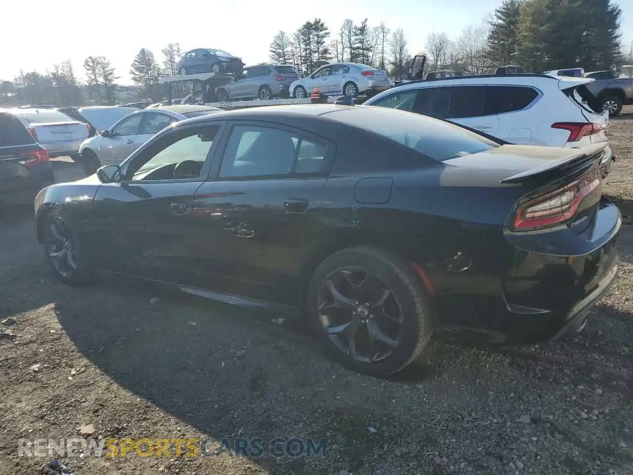 2 Photograph of a damaged car 2C3CDXHG0KH680898 DODGE CHARGER 2019
