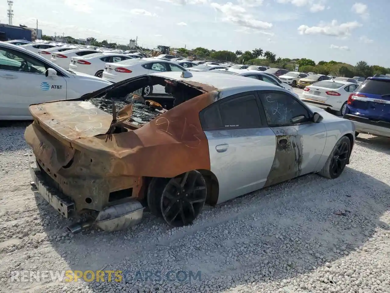 3 Photograph of a damaged car 2C3CDXHG1KH558714 DODGE CHARGER 2019