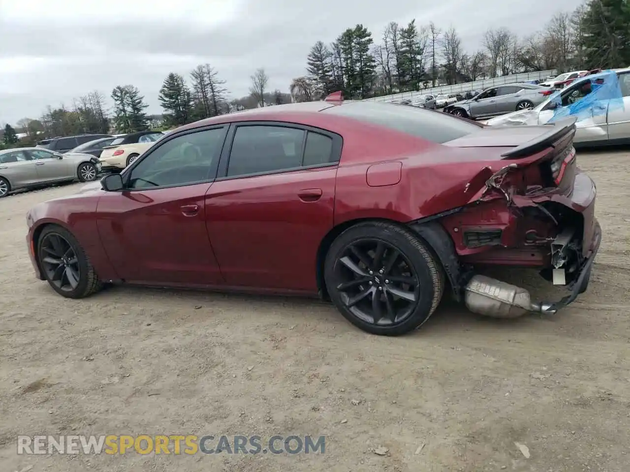 2 Photograph of a damaged car 2C3CDXHG1KH607393 DODGE CHARGER 2019