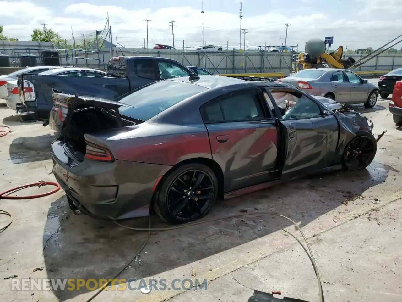 3 Photograph of a damaged car 2C3CDXHG1KH681431 DODGE CHARGER 2019