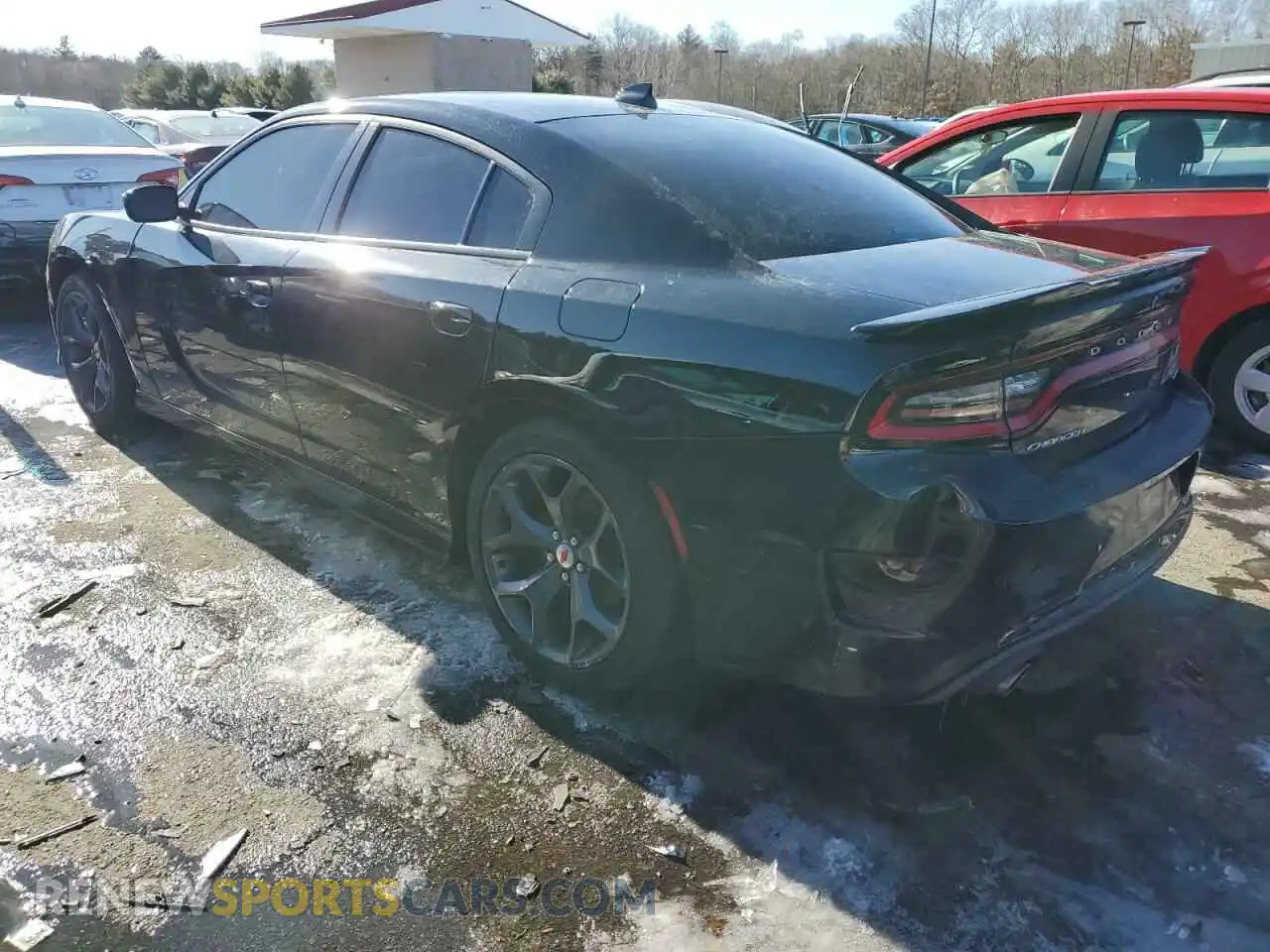 2 Photograph of a damaged car 2C3CDXHG1KH684975 DODGE CHARGER 2019