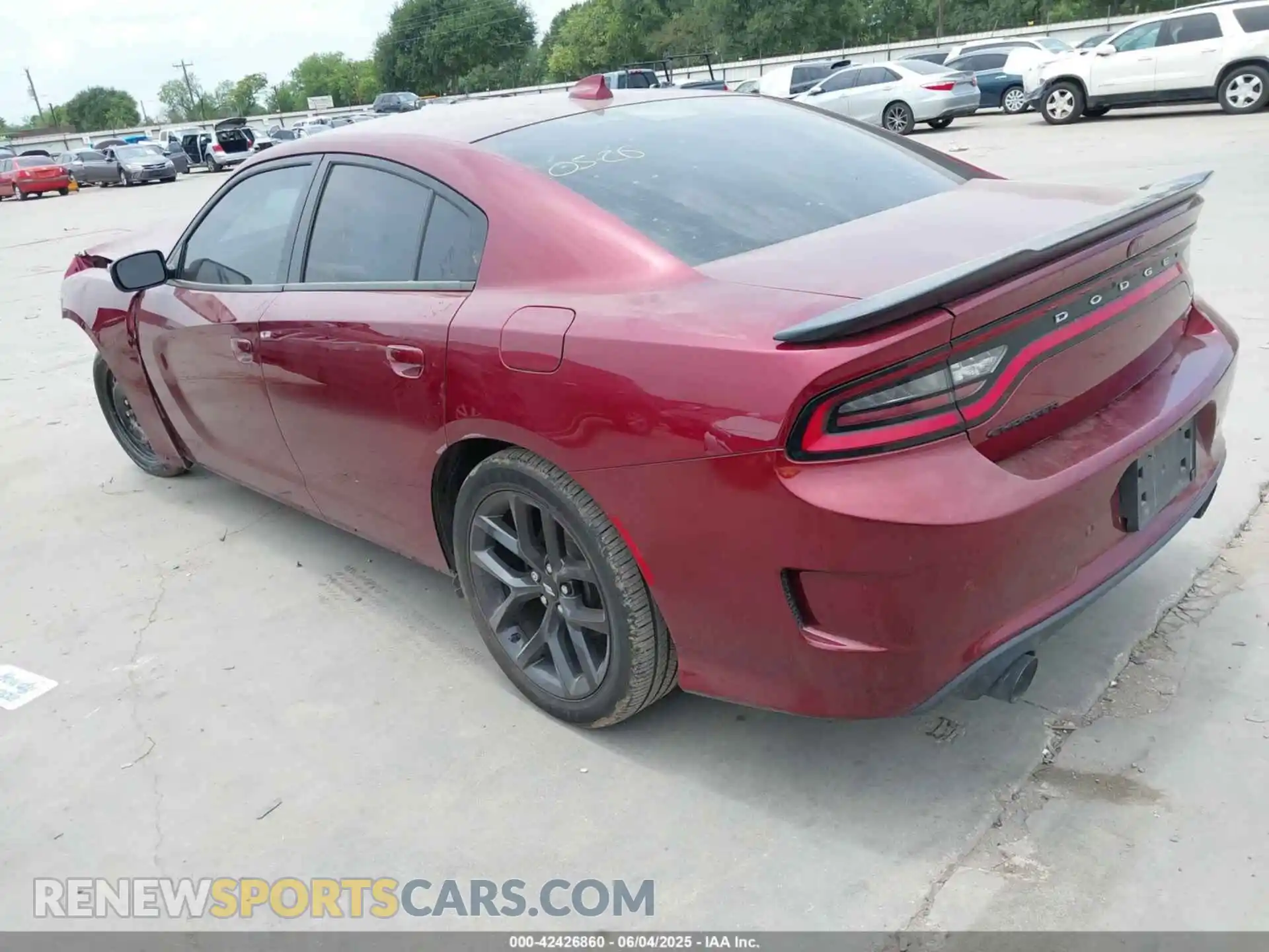 3 fotografías del automóvil dañado 2C3CDXHG2KH523003 DODGE CHARGER 2019