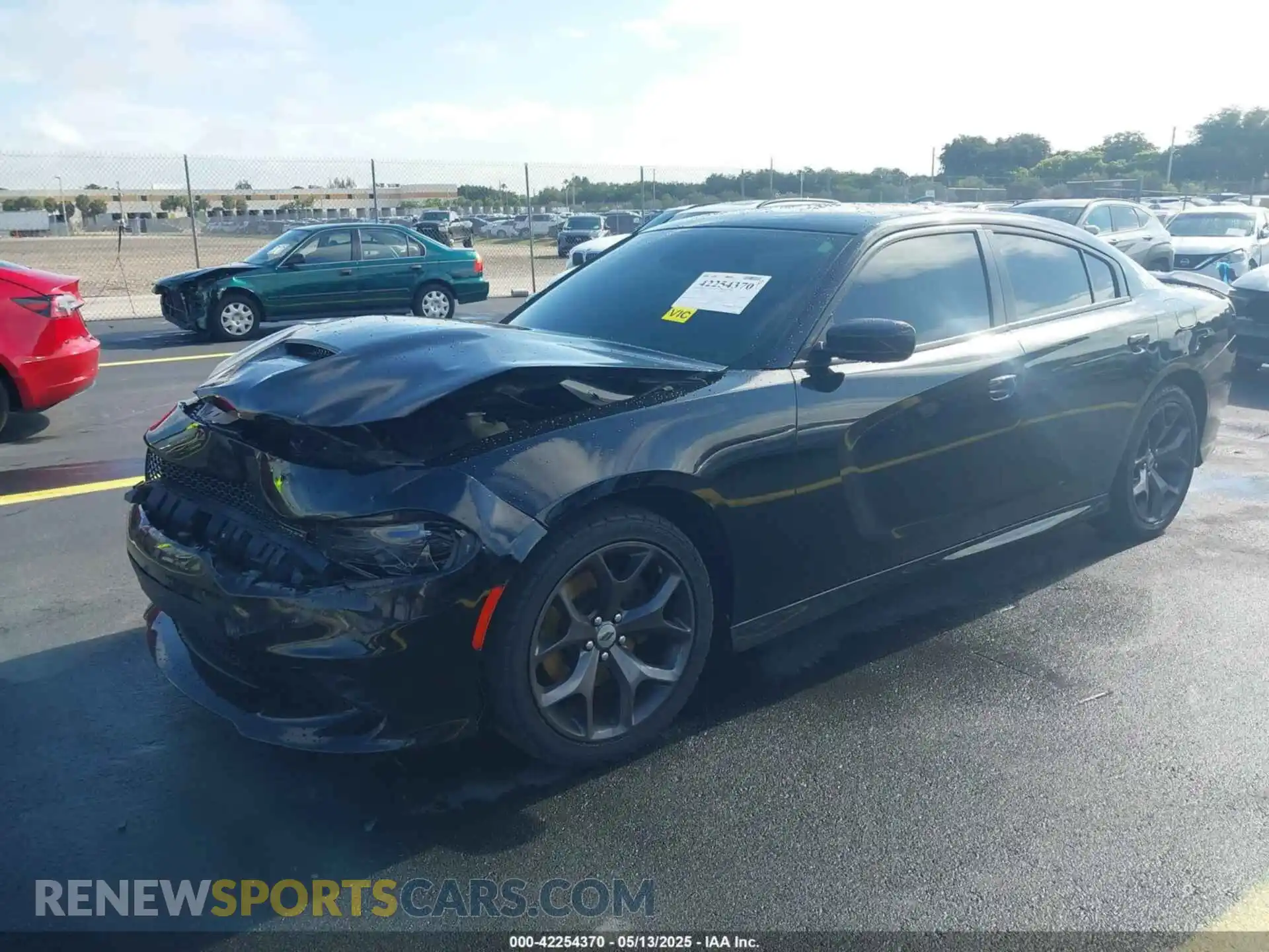 2 Photograph of a damaged car 2C3CDXHG2KH567678 DODGE CHARGER 2019