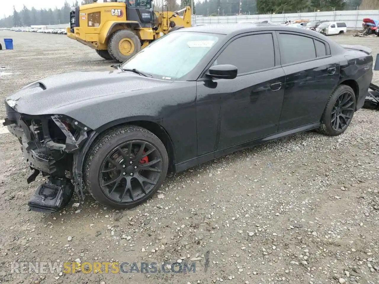 1 Photograph of a damaged car 2C3CDXHG2KH608648 DODGE CHARGER 2019