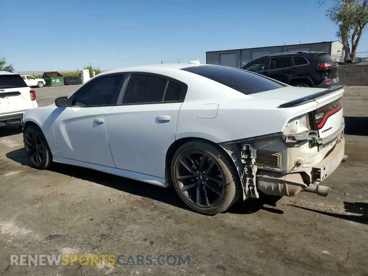 2 Photograph of a damaged car 2C3CDXHG3KH547309 DODGE CHARGER 2019