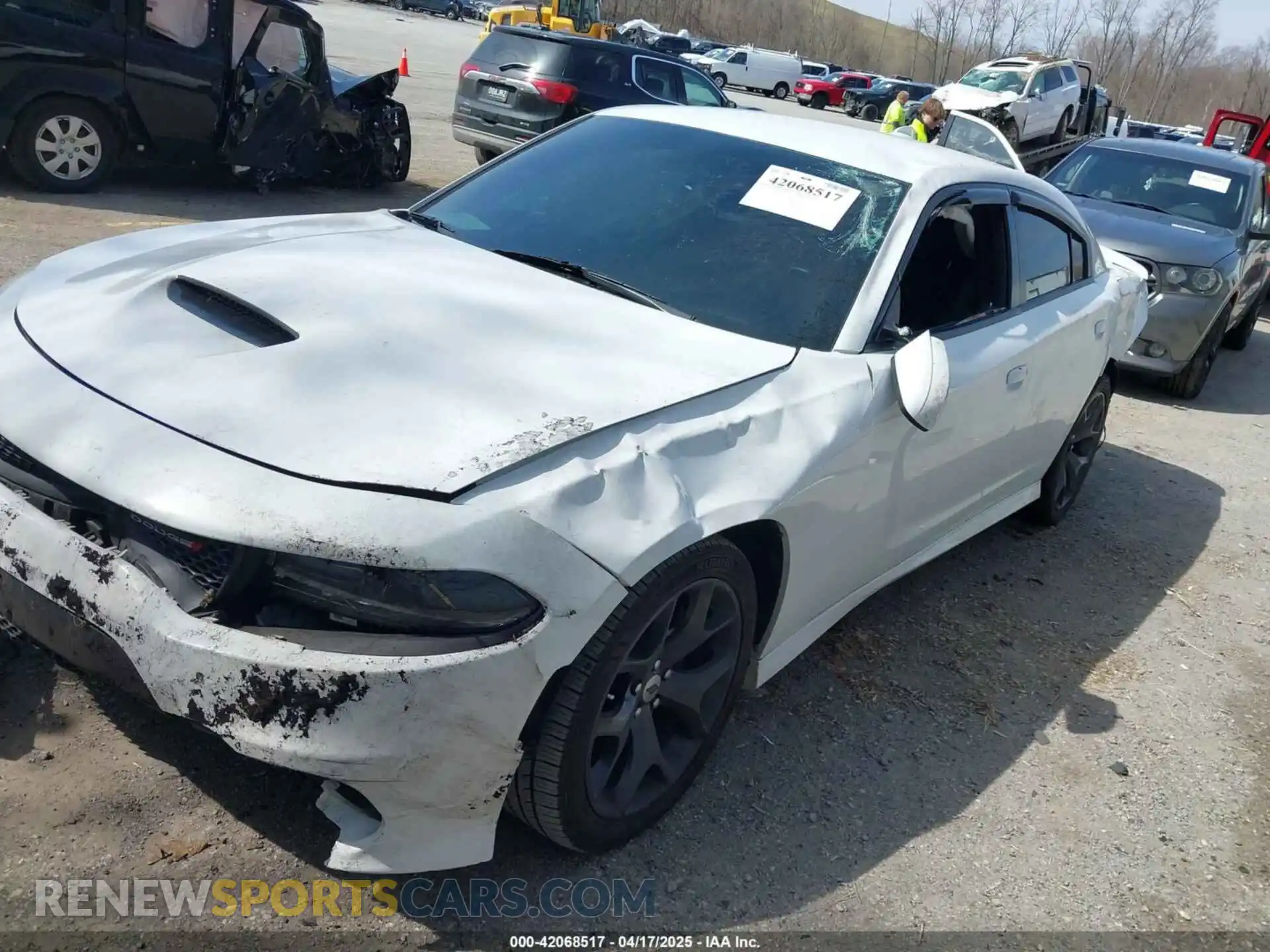 2 Photograph of a damaged car 2C3CDXHG3KH611302 DODGE CHARGER 2019