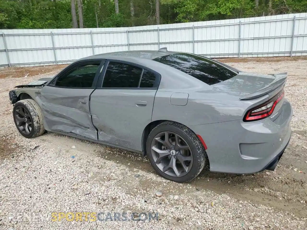 2 fotografías del automóvil dañado 2C3CDXHG3KH691930 DODGE CHARGER 2019