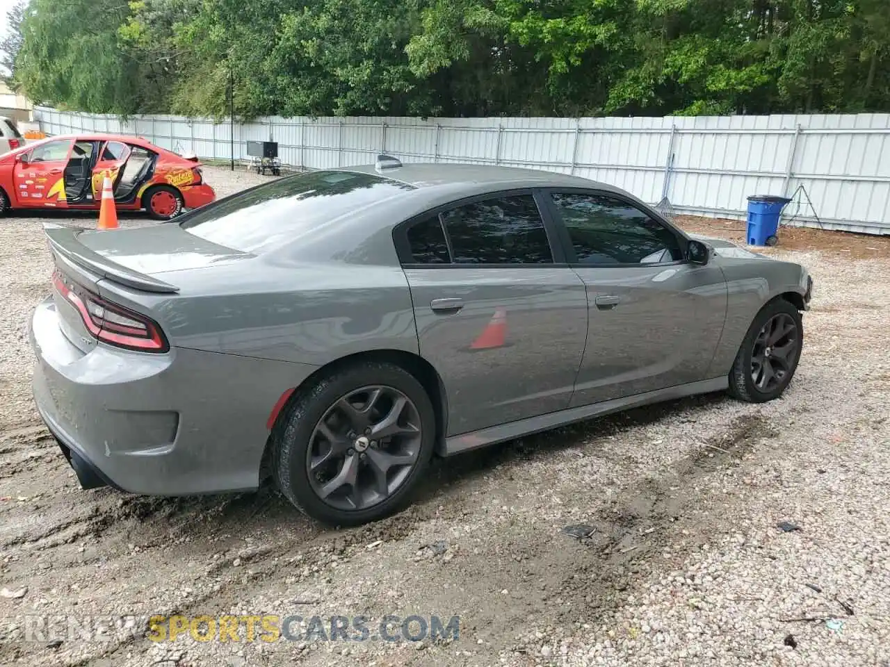 3 fotografías del automóvil dañado 2C3CDXHG3KH691930 DODGE CHARGER 2019