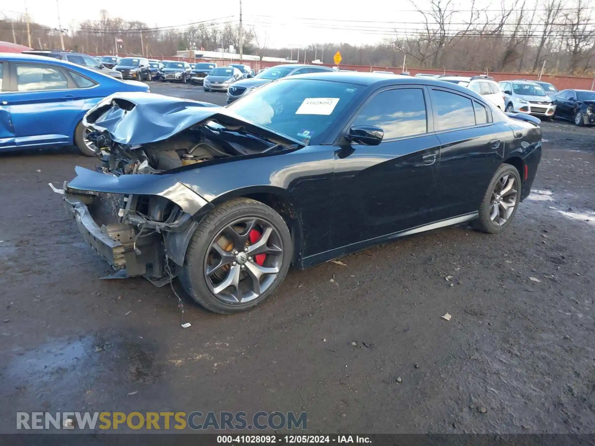2 Photograph of a damaged car 2C3CDXHG3KH693113 DODGE CHARGER 2019