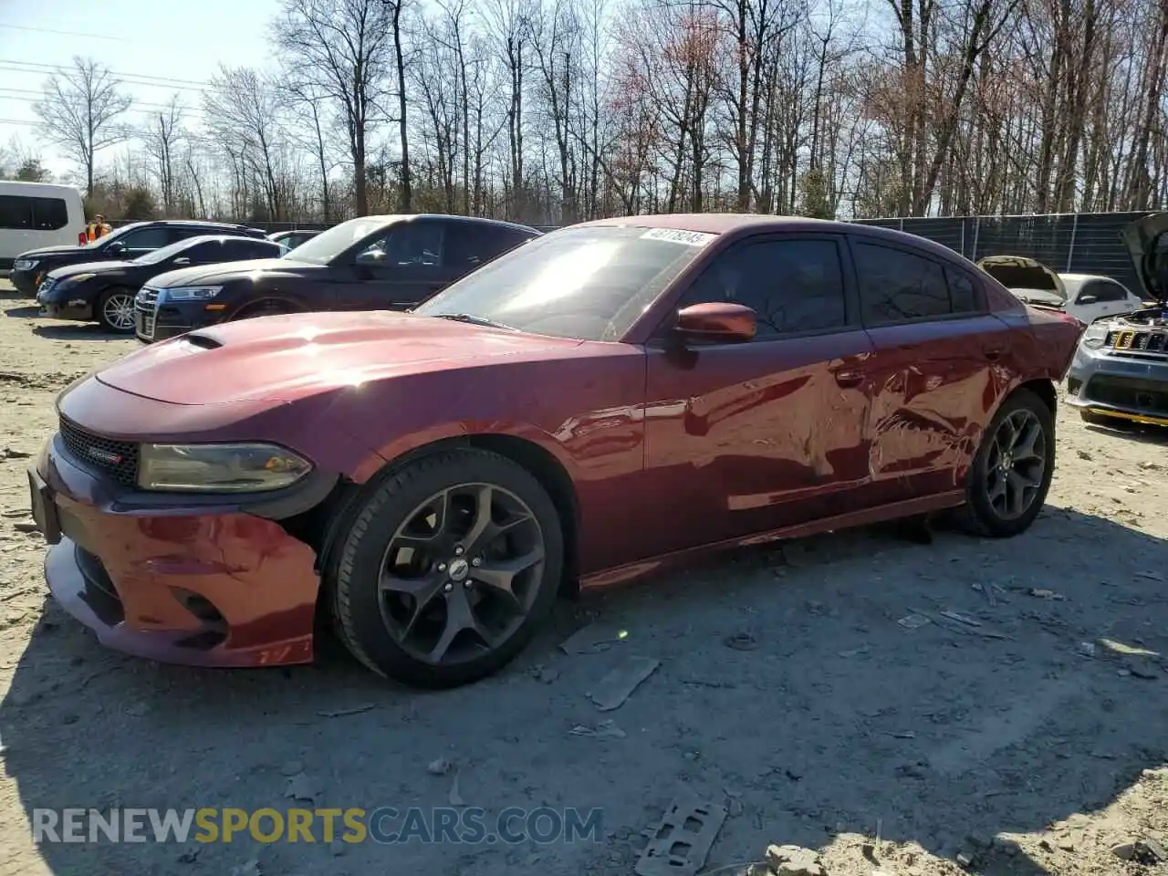 1 fotografías del automóvil dañado 2C3CDXHG3KH754458 DODGE CHARGER 2019
