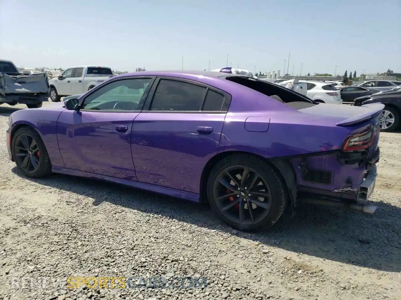 2 Photograph of a damaged car 2C3CDXHG4KH545200 DODGE CHARGER 2019