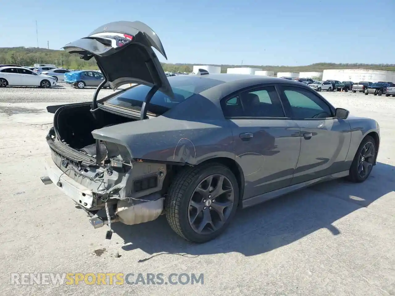 3 Photograph of a damaged car 2C3CDXHG4KH567231 DODGE CHARGER 2019