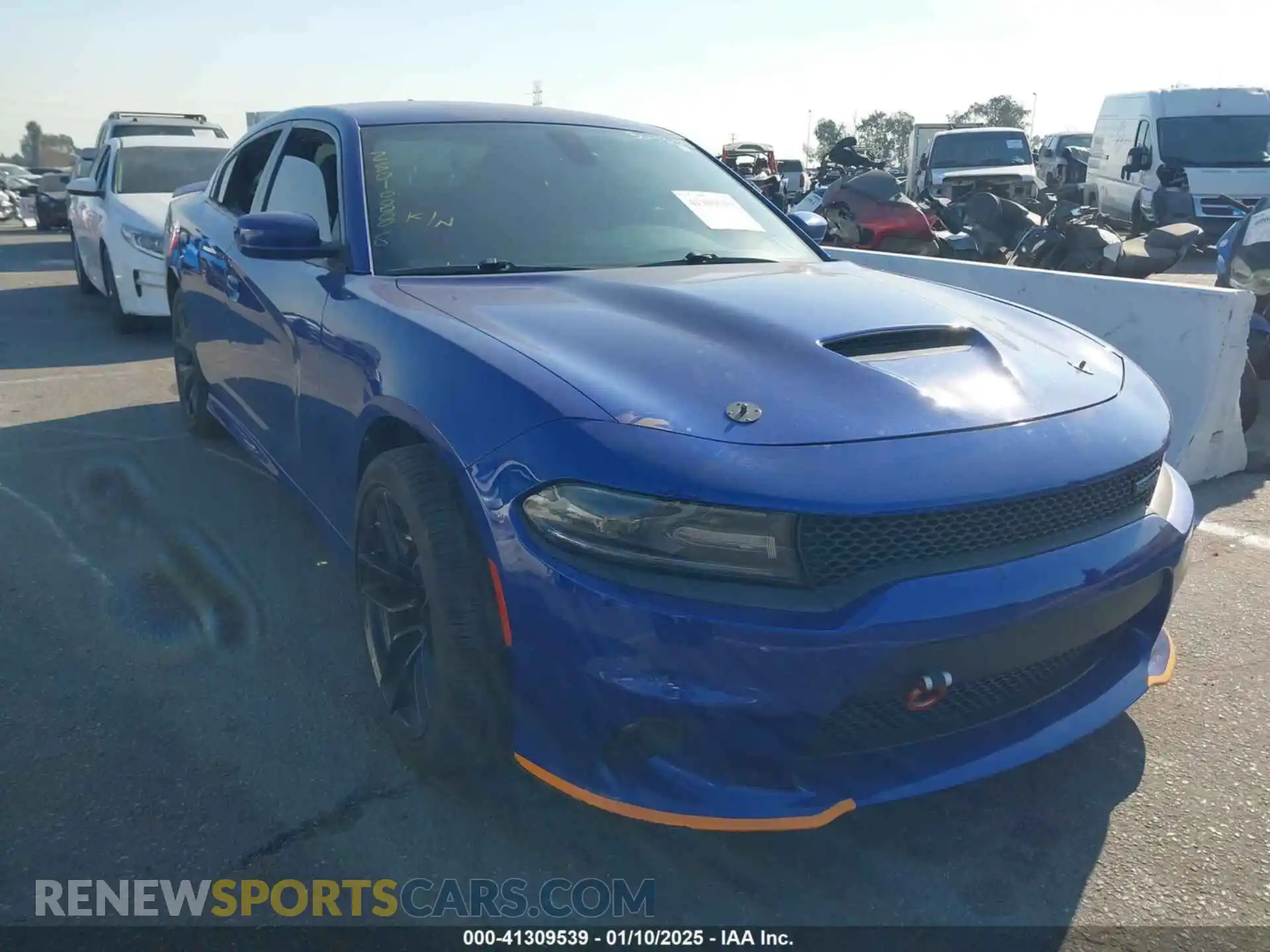 1 Photograph of a damaged car 2C3CDXHG4KH613043 DODGE CHARGER 2019