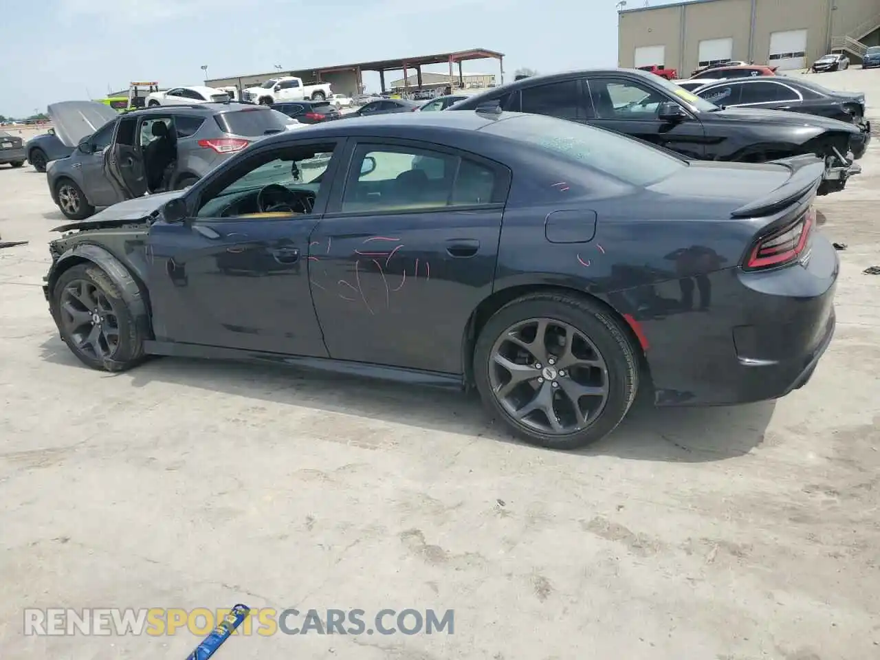 2 Photograph of a damaged car 2C3CDXHG5KH561129 DODGE CHARGER 2019