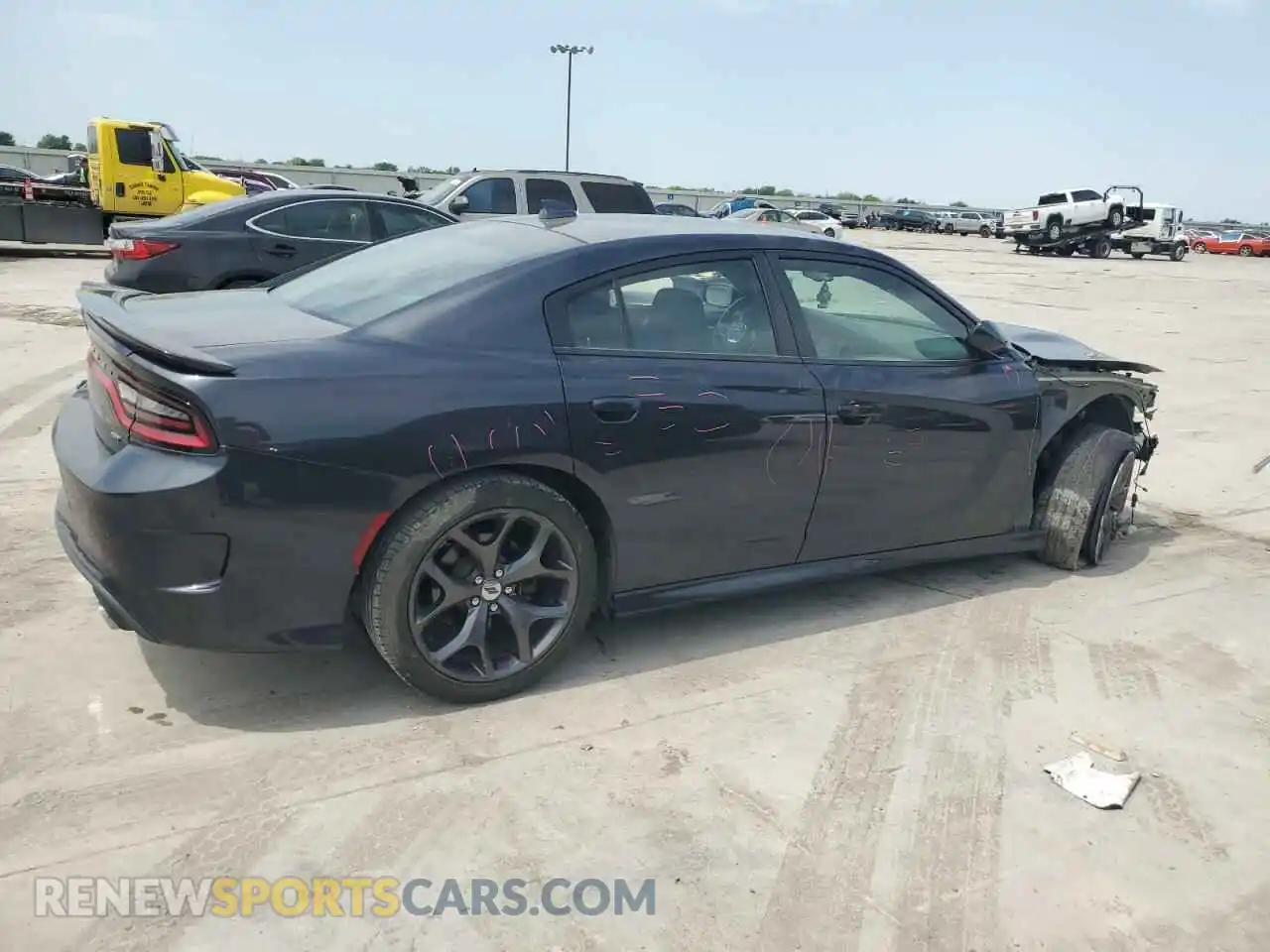 3 Photograph of a damaged car 2C3CDXHG5KH561129 DODGE CHARGER 2019