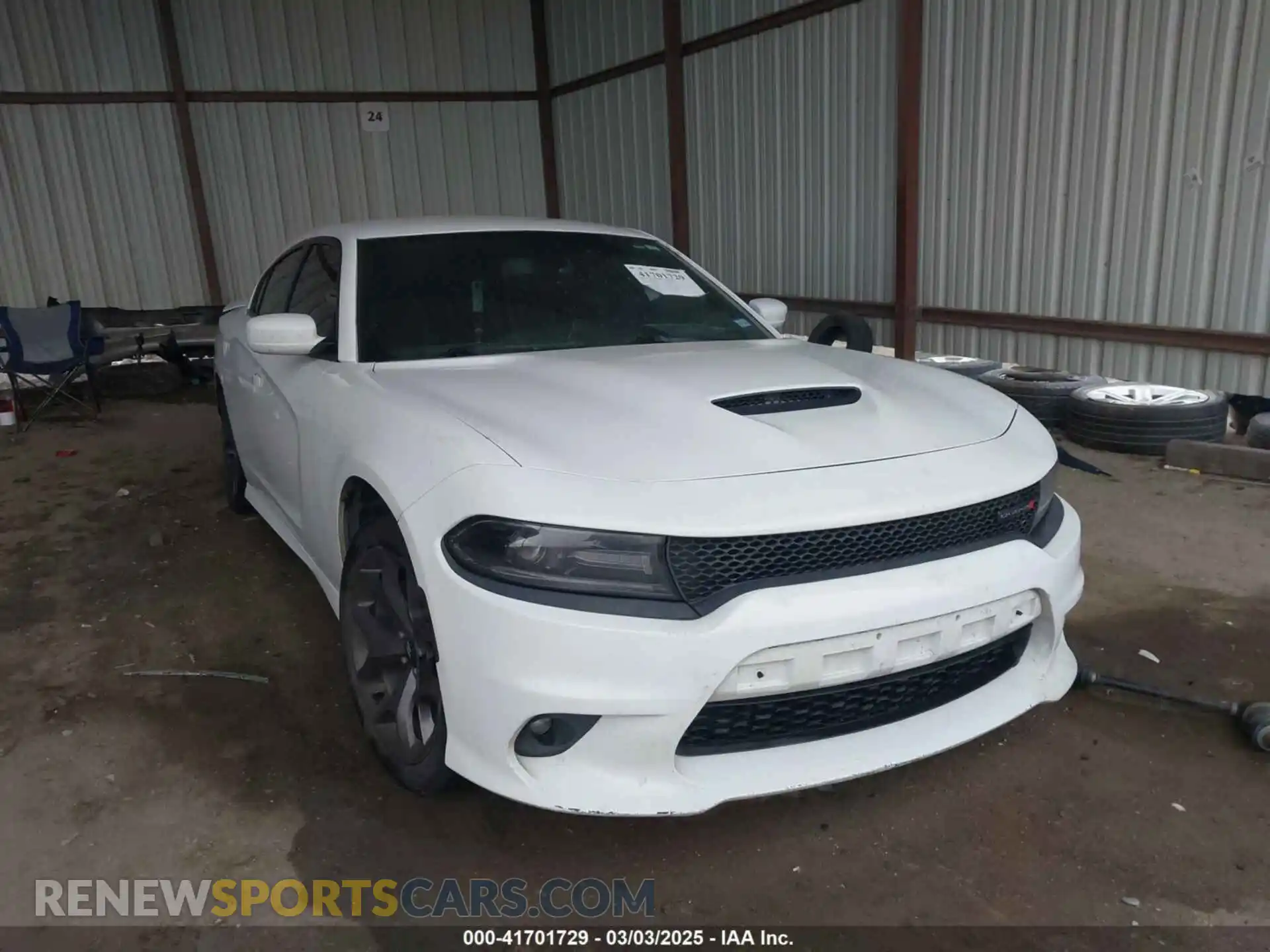 1 Photograph of a damaged car 2C3CDXHG6KH512506 DODGE CHARGER 2019