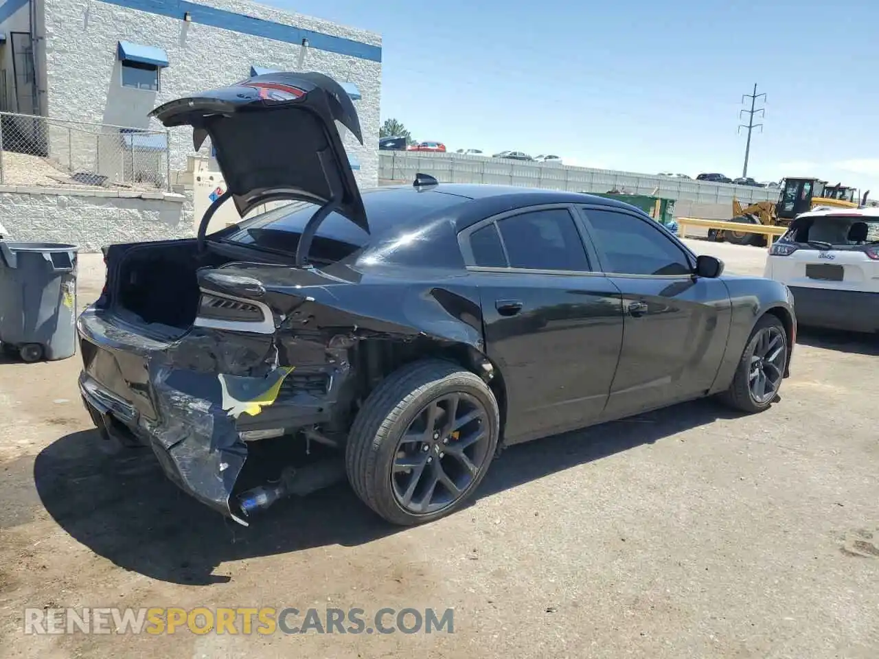 3 Photograph of a damaged car 2C3CDXHG6KH545232 DODGE CHARGER 2019