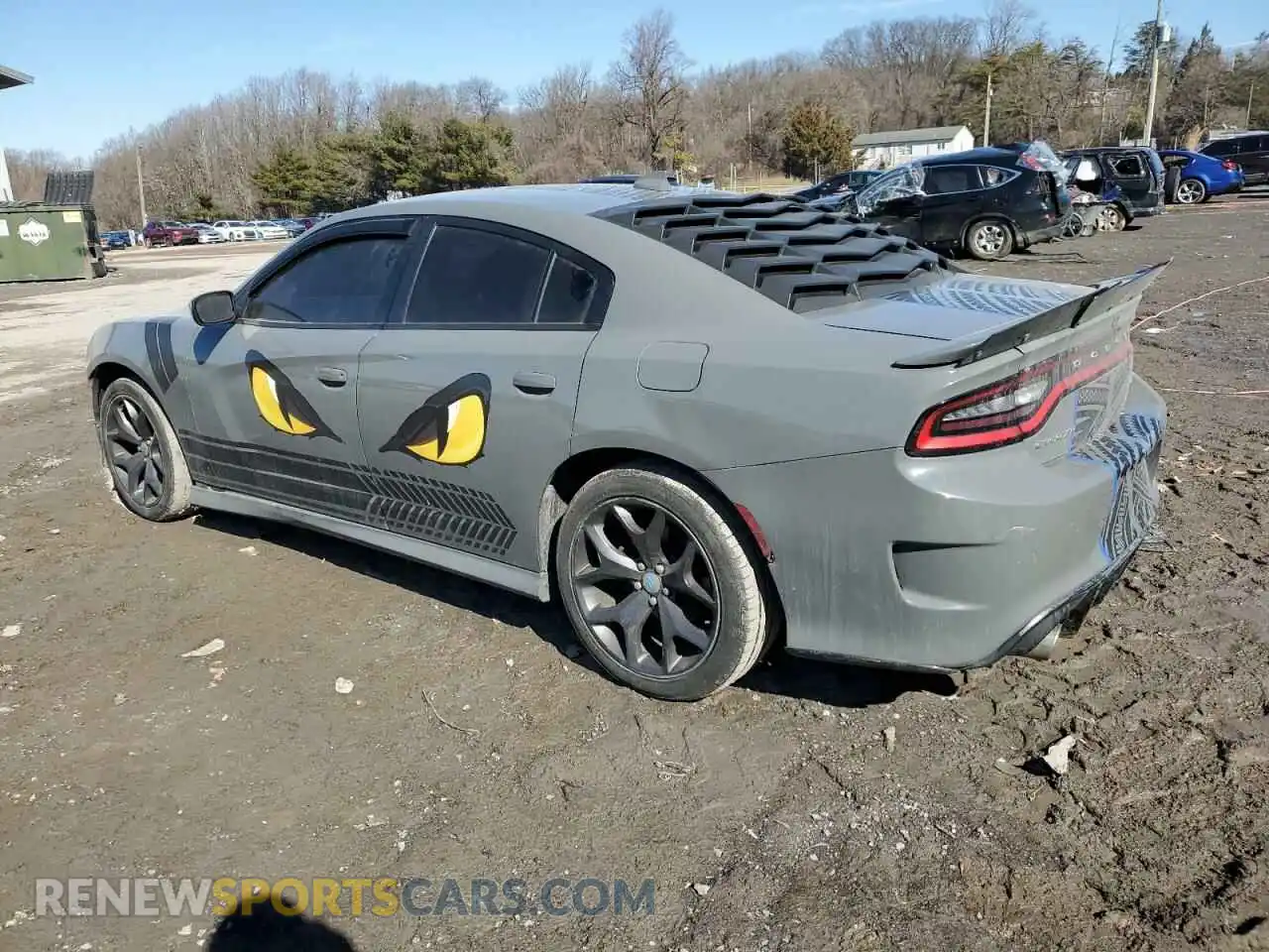 2 Photograph of a damaged car 2C3CDXHG6KH583995 DODGE CHARGER 2019