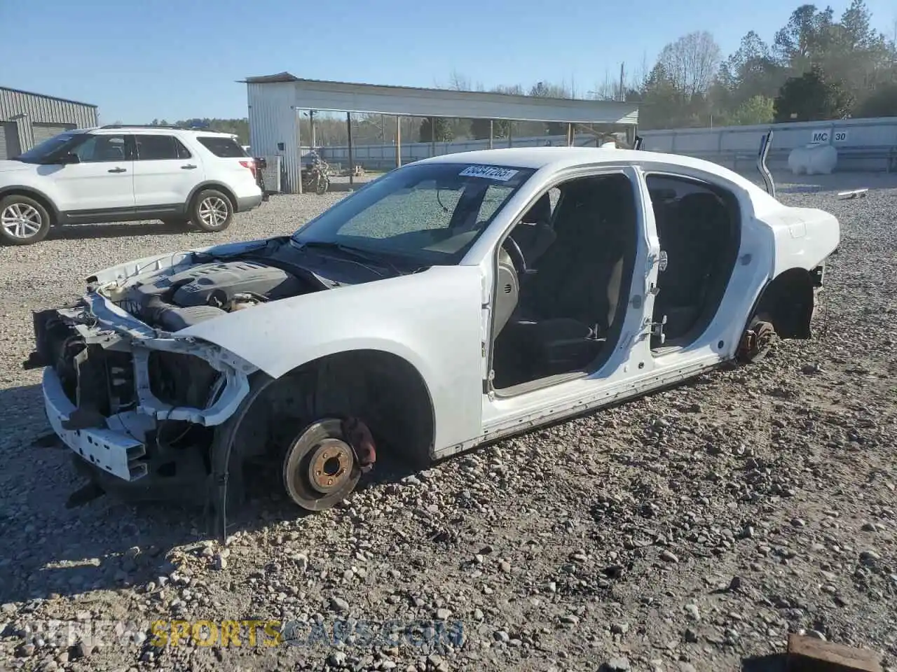 1 Photograph of a damaged car 2C3CDXHG6KH686396 DODGE CHARGER 2019