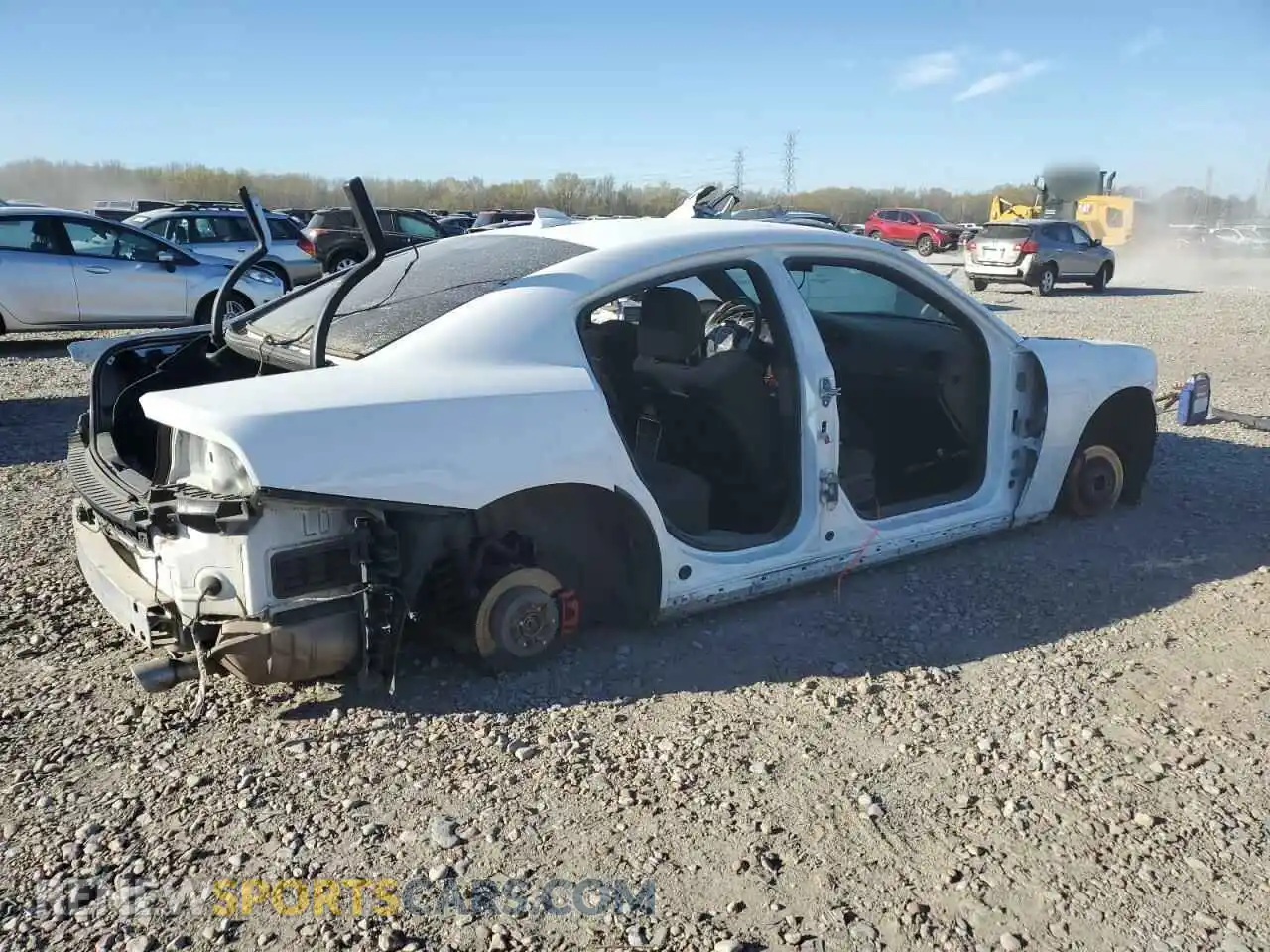 3 Photograph of a damaged car 2C3CDXHG6KH686396 DODGE CHARGER 2019