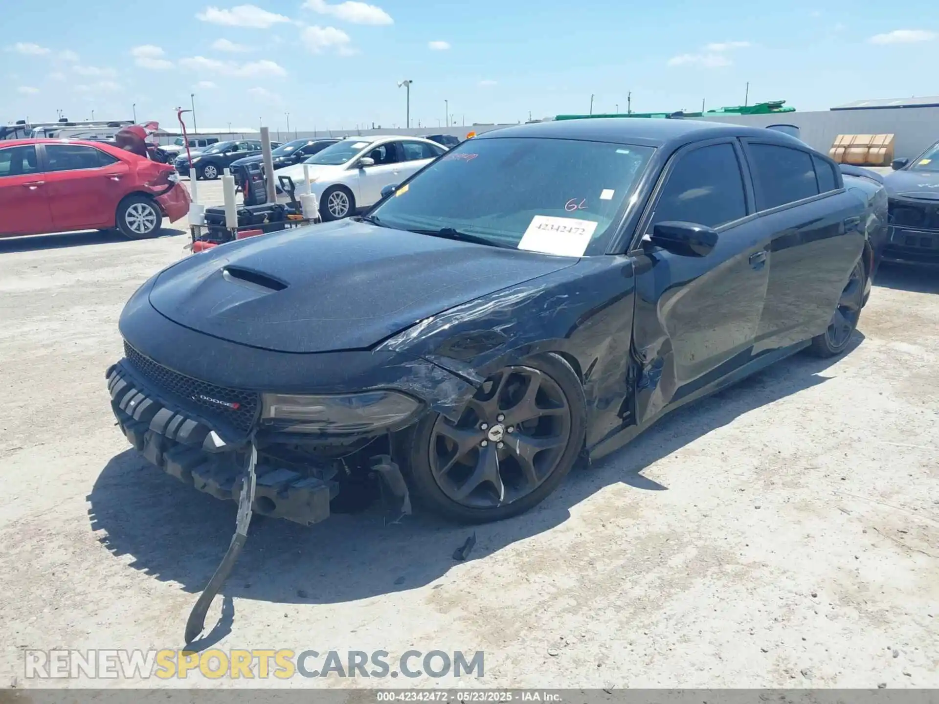 2 Photograph of a damaged car 2C3CDXHG7KH597064 DODGE CHARGER 2019