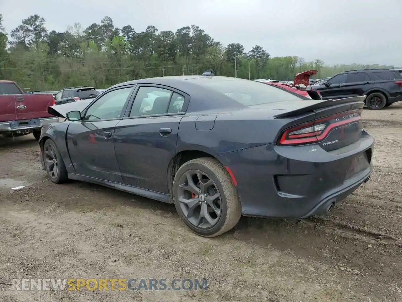 2 Photograph of a damaged car 2C3CDXHG7KH608905 DODGE CHARGER 2019