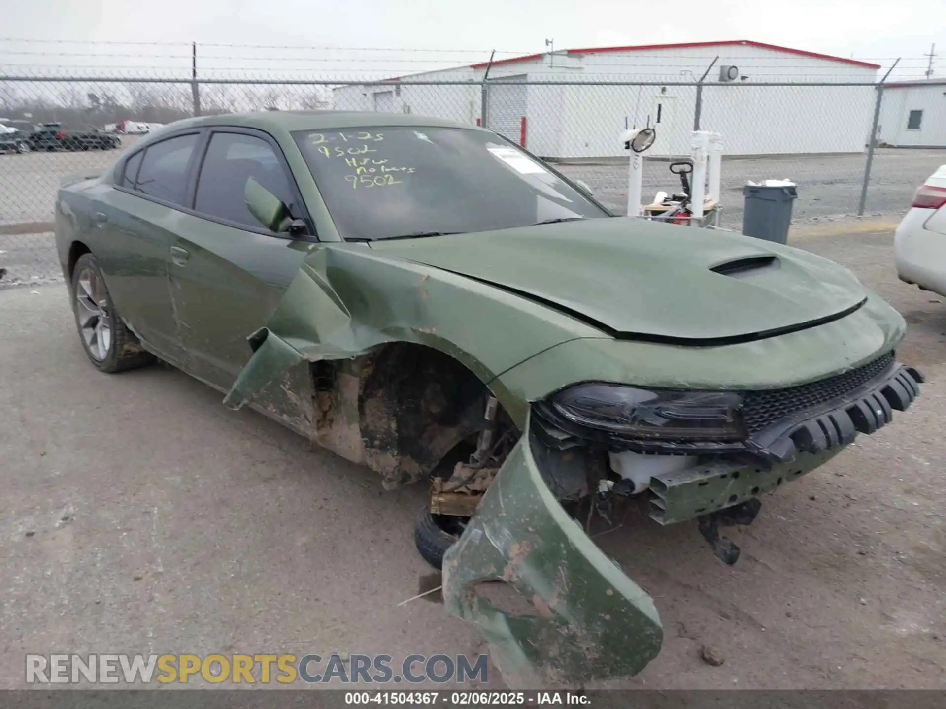 1 Photograph of a damaged car 2C3CDXHG7KH619502 DODGE CHARGER 2019