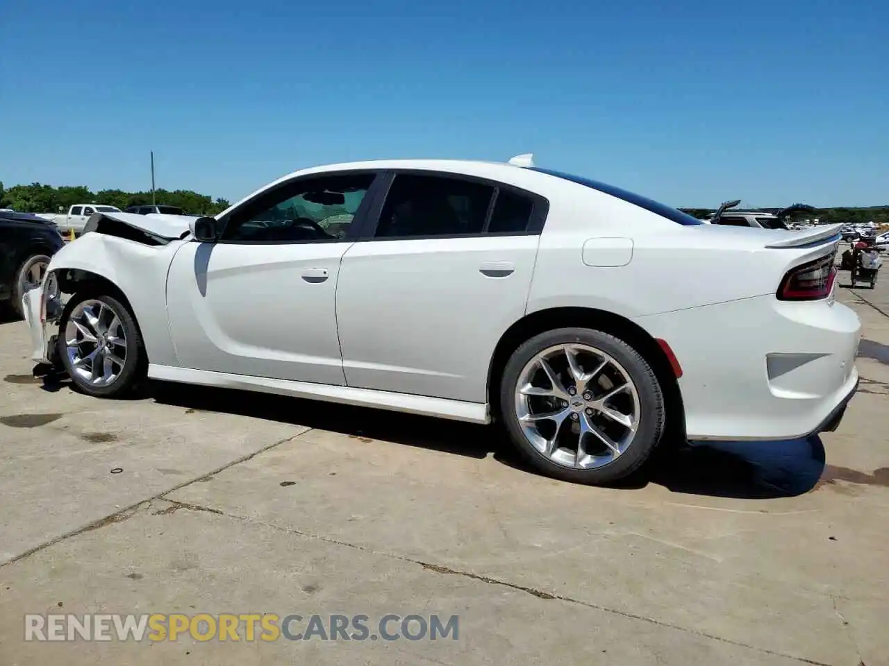 2 Photograph of a damaged car 2C3CDXHG7KH706610 DODGE CHARGER 2019
